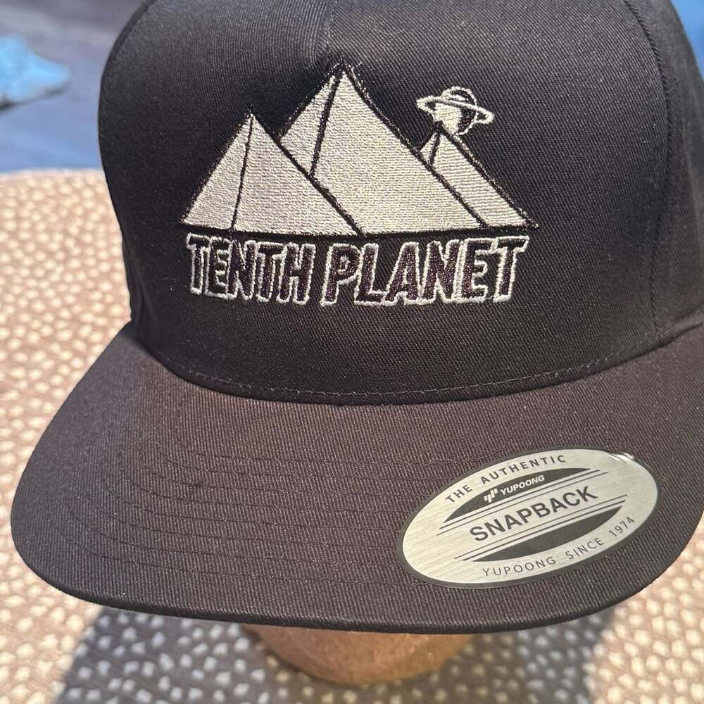 Yupoong Tenth Planet Snapback Hat Black Pyramid UFO